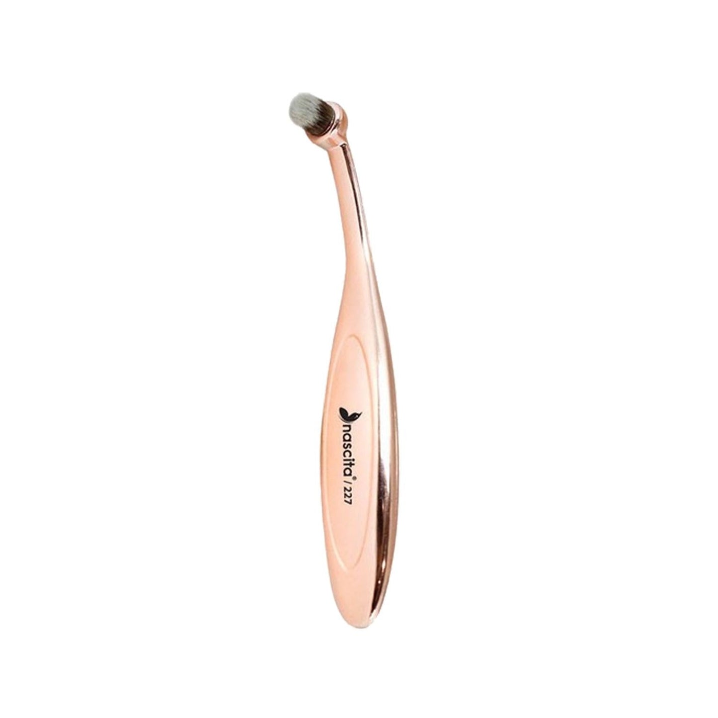 Nascita Bronzy Glow Oval Lip Brush for Precise Makeup Application - High-Quality Makeup Brush for Beauty Enthusiasts