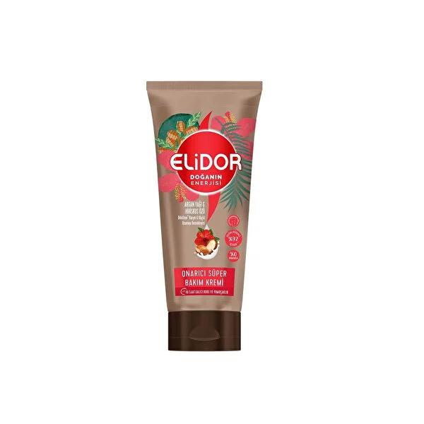 Elidor Argan Oil & Hibiscus Hair Care Cream - Nourishing, Strengthening, and Promoting Healthy Hair Growth
