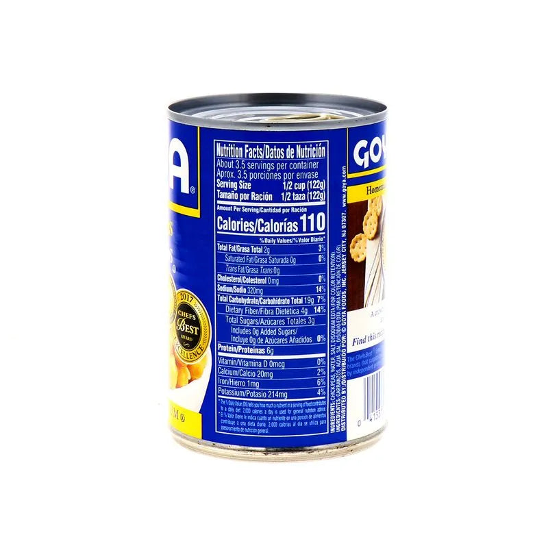 Garbanzos GOYA Chick Peas| 15.5 oz
