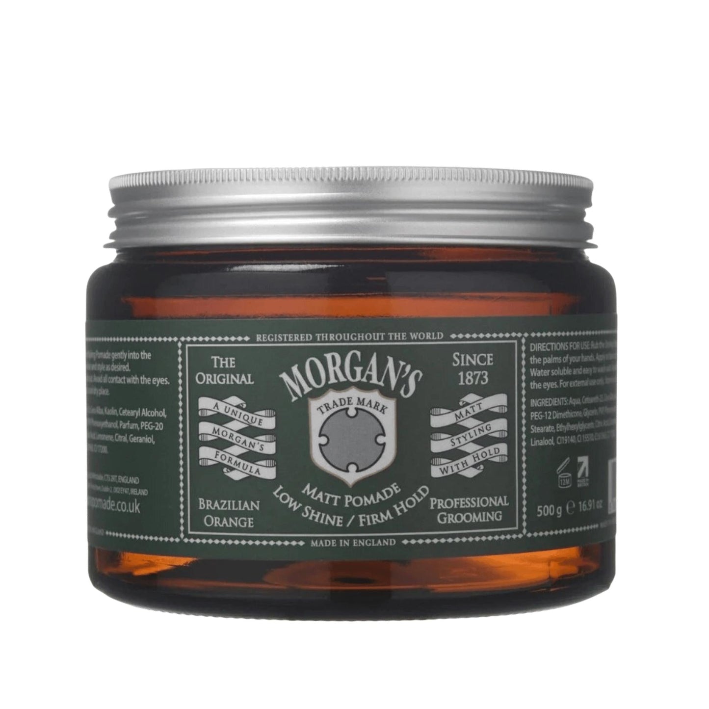 Morgan's Pomade Low Shine Firm Hold Matt Pomade 500g
