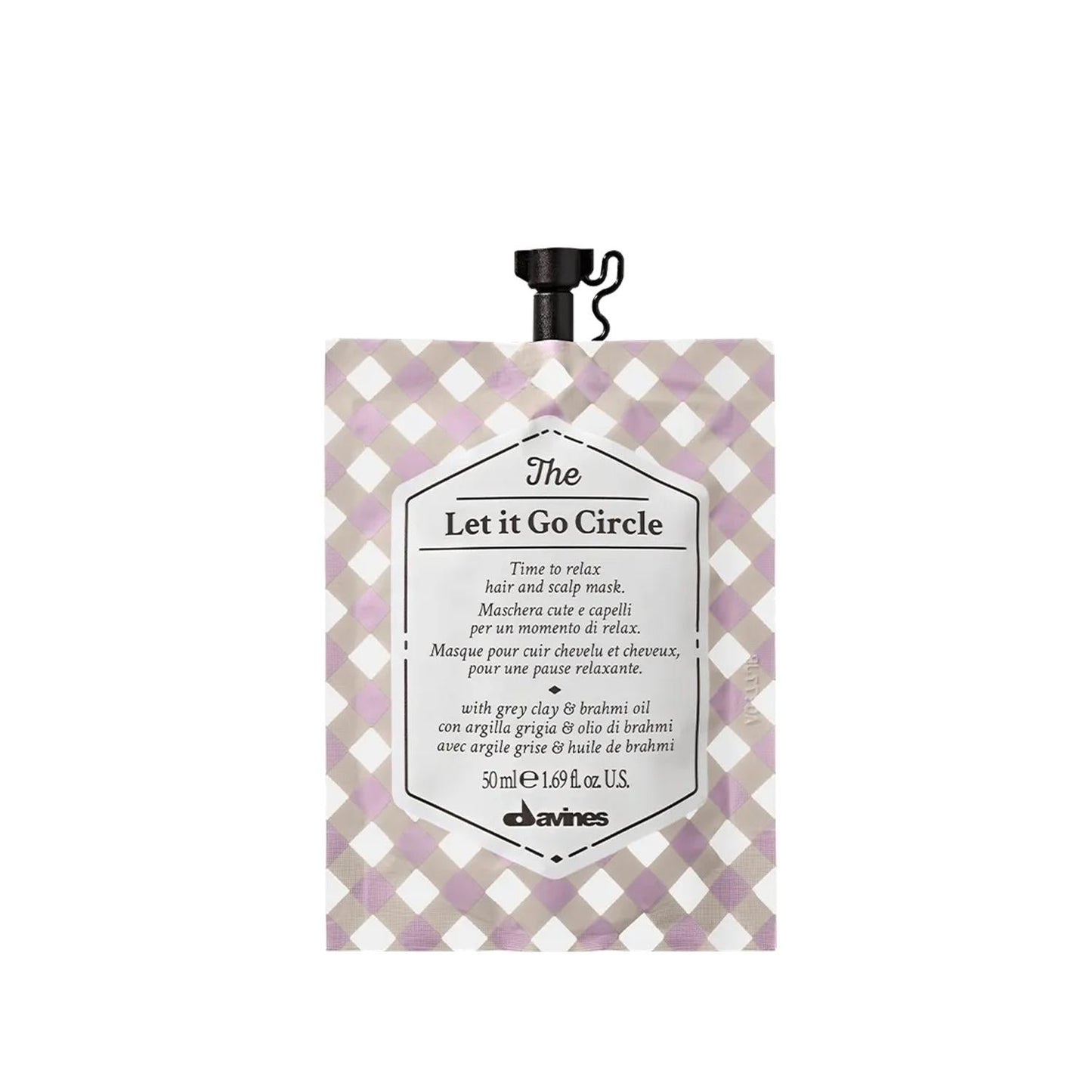 Davines The Let It Go Circle Relaxing Hair Mask - 50ml Nourishing Treatment for Dry or Damaged Hair