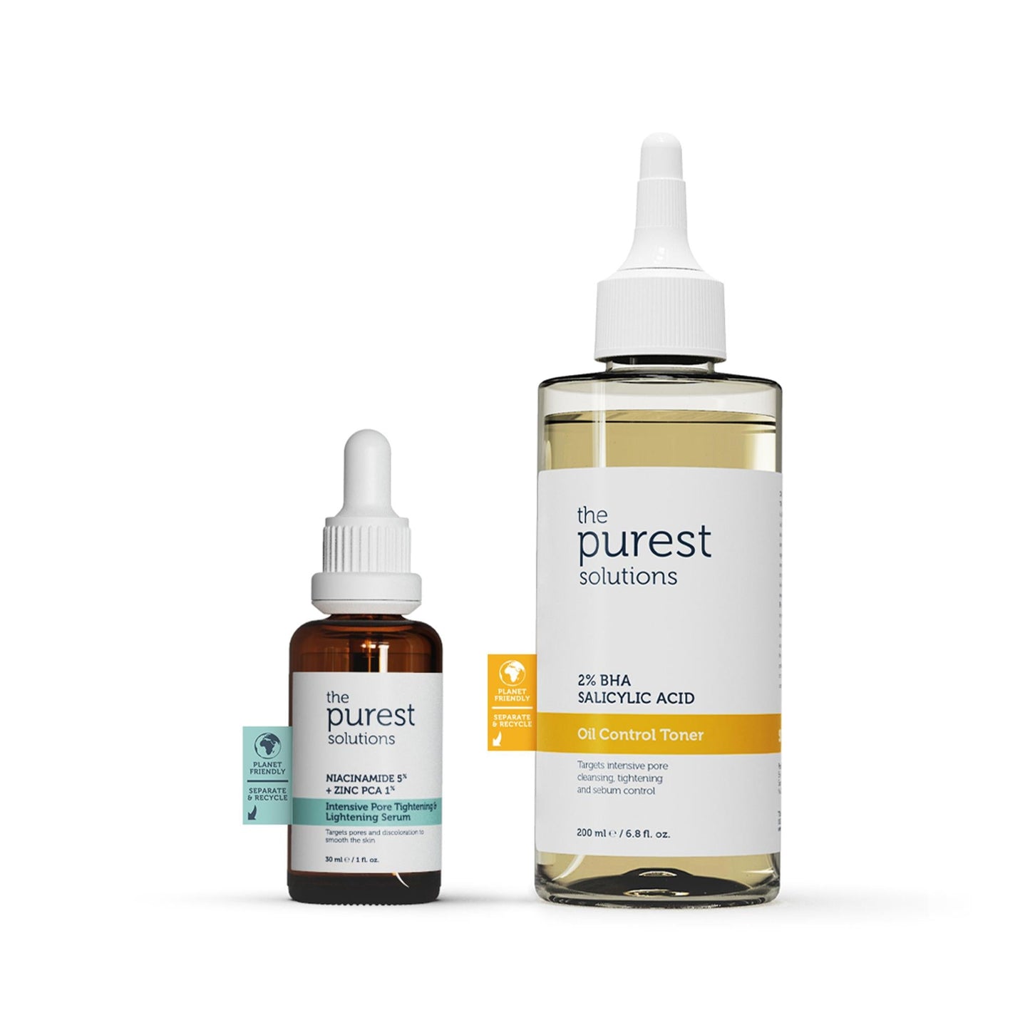 The Purest Solutions Skincare Set for Oily & Combination Skin - Blackhead Prevention & Clearer Skin Solution