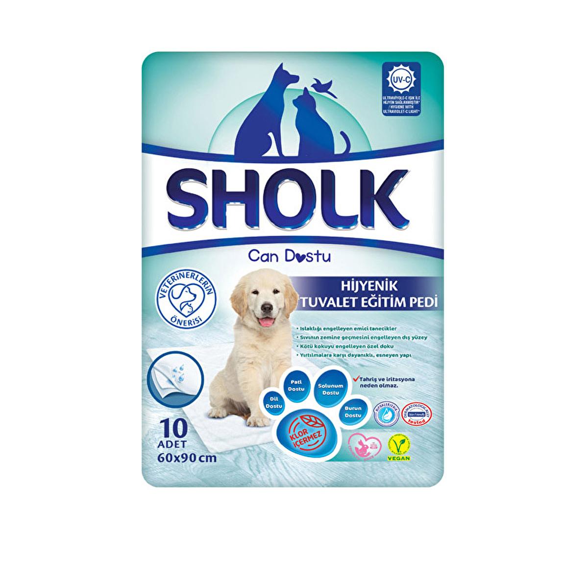 Sholk Pet Training Pad 10-Pack - Absorbent, Hypoallergenic, and Waterproof Dog Training Pads for Hygiene and Comfort