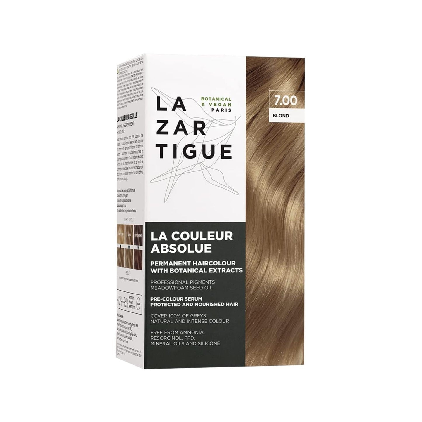 Lazartigue Absolue Colour Hair Dye 7.00 Blond - Achieve Desired Blond Hair Color with High-Quality Lazartigue Hair Coloring