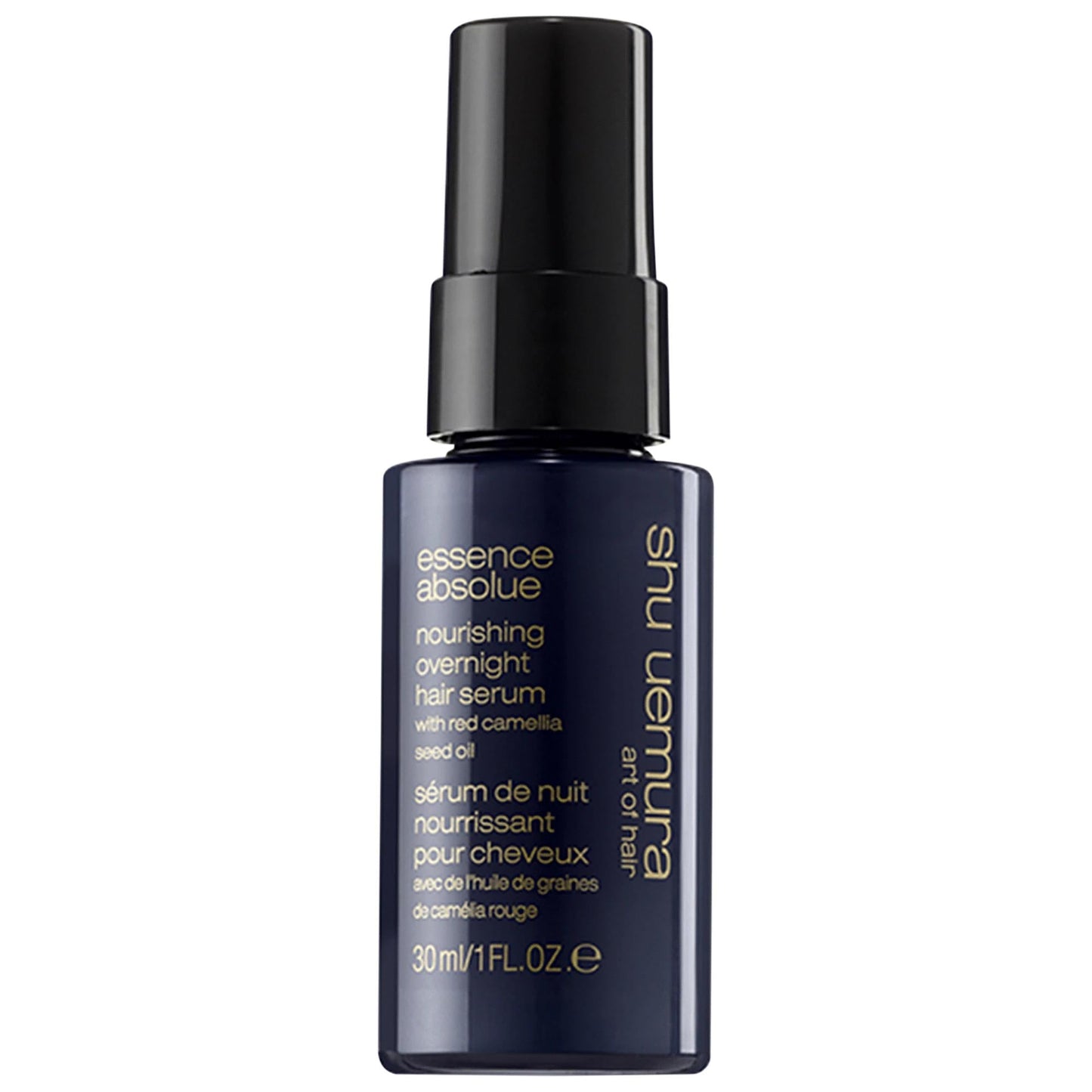 Mini Essence Absolue Nourishing Overnight Hair Serum - Hydrating, Anti-Frizz, Color-Safe Treatment with Japanese Red Camellia Oil