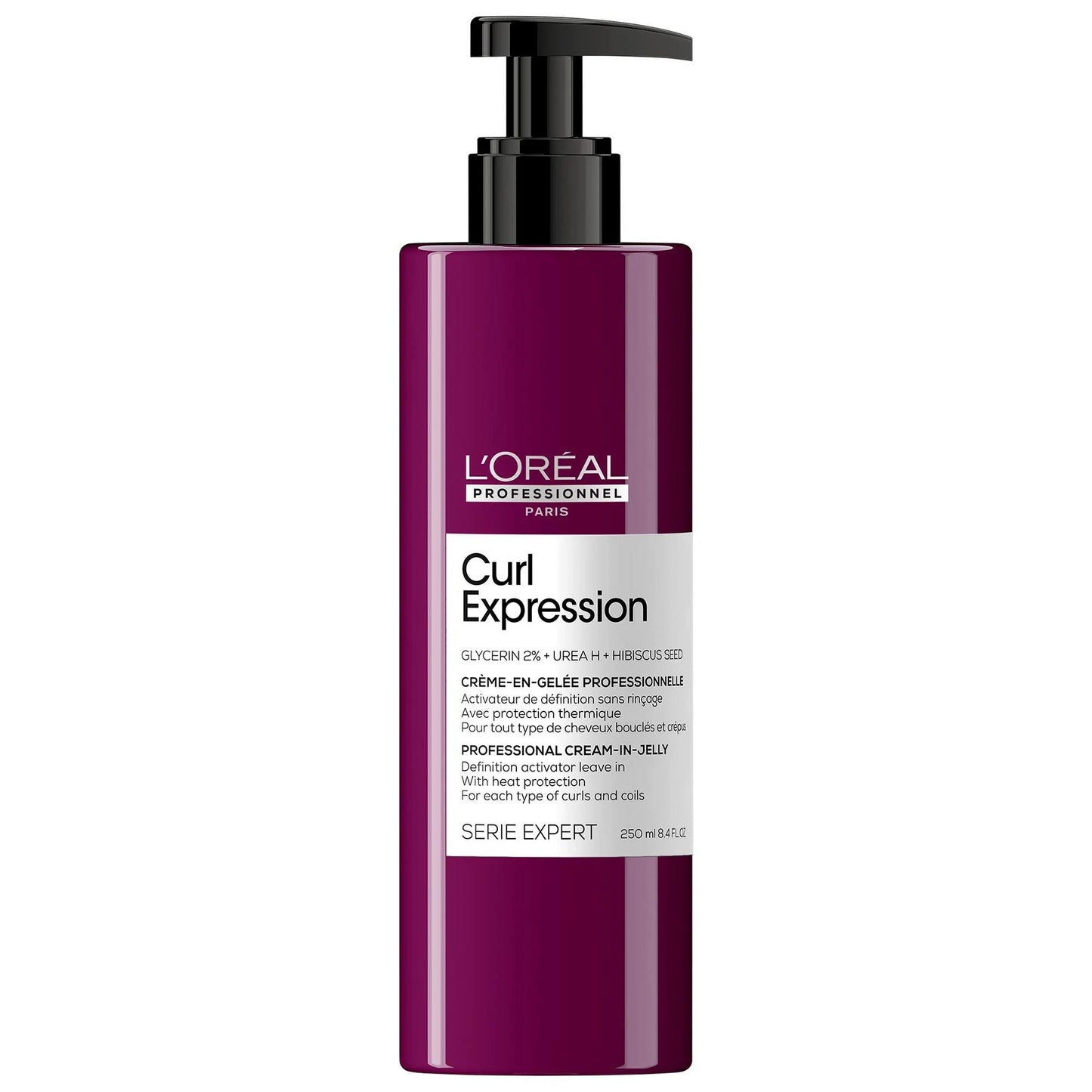 Curl Expression Defining Leave-In Jelly by L'OrŽal - Curl Enhancing, Frizz Control & Heat Protectant for 3B-4C Hair
