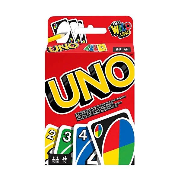 UNO Card Game - Family-Friendly Entertainment for 2-10 Players with Customizable Joker Cards