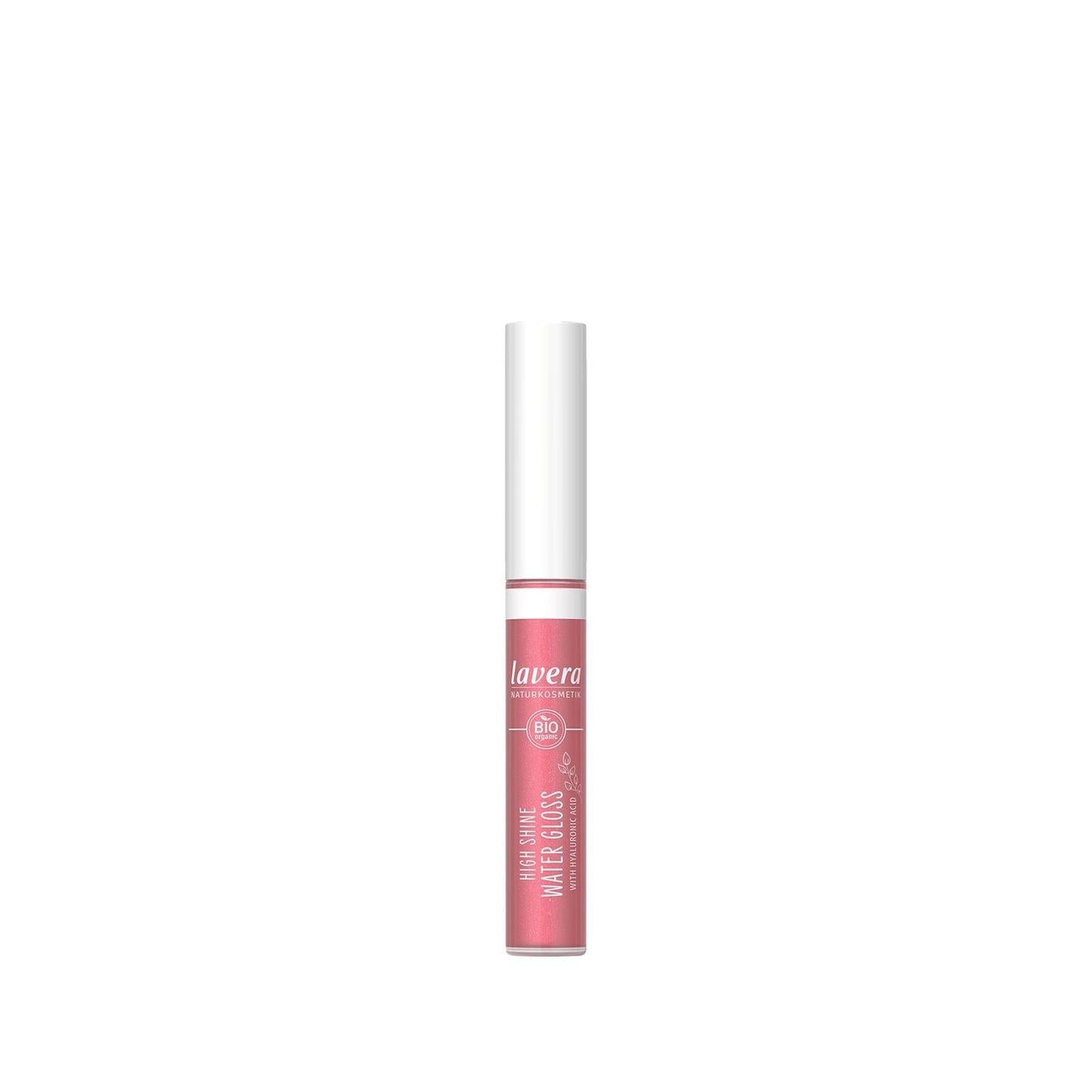Lavera High Shine Water Lip Gloss - Pink Lagoon 04 | Glamorous Shine, Lightweight Feel, Affordable Beauty