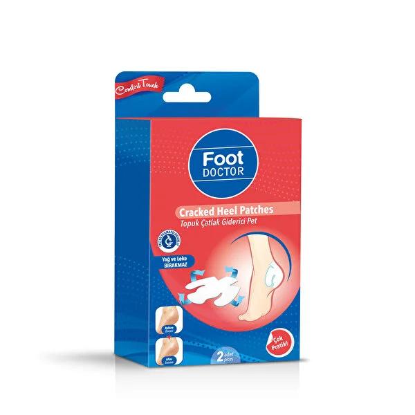 Foot Doctor Cracked Heel Treatment Foot Pads: Soften Dry, Cracked Heels & Moisturize Feet with Papaya, Urea, Vitamin B5 & NHF for Intense Foot Care