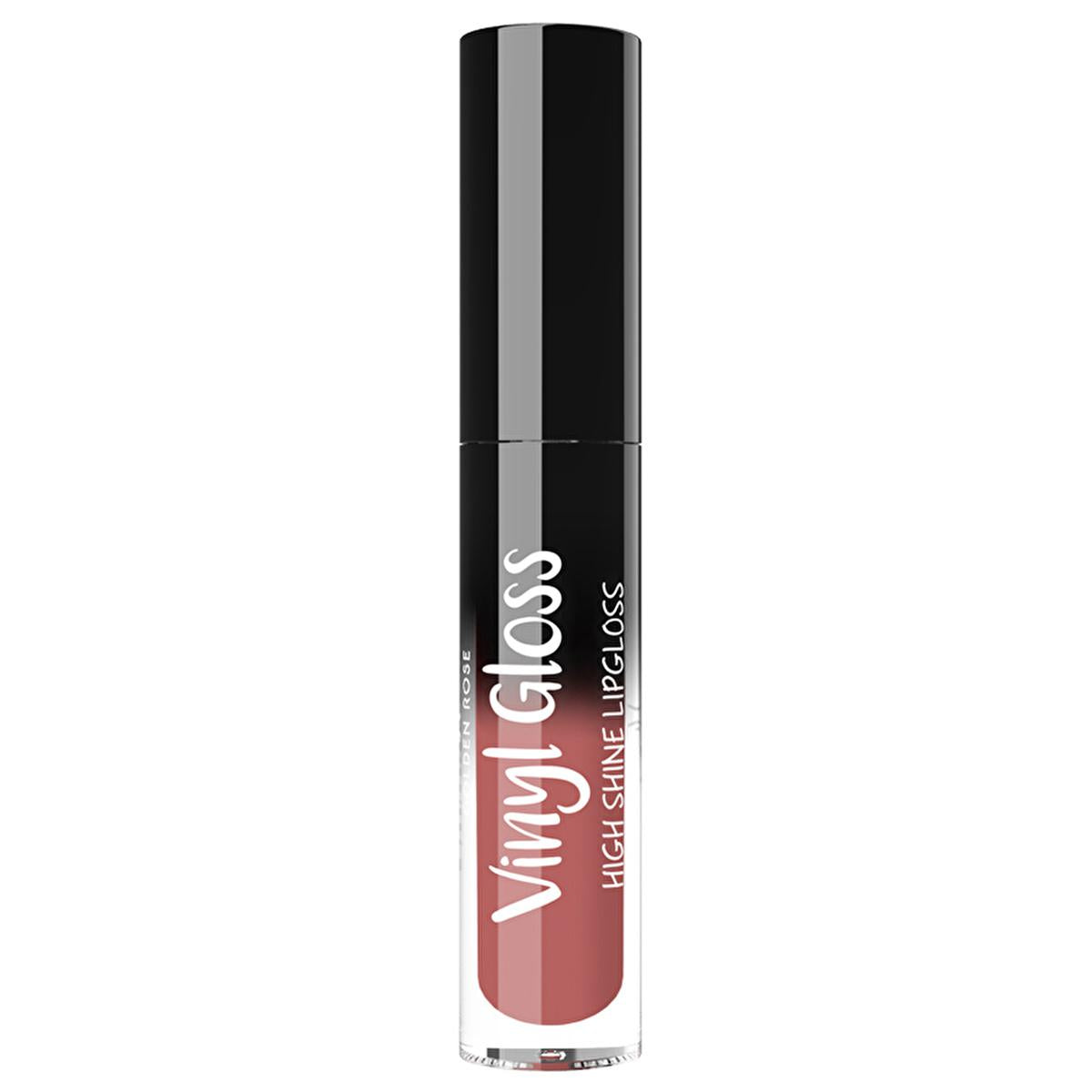 Golden Rose Vinyl Lip Gloss: High Shine, Intense Color, Long Lasting, Non-Sticky - #05