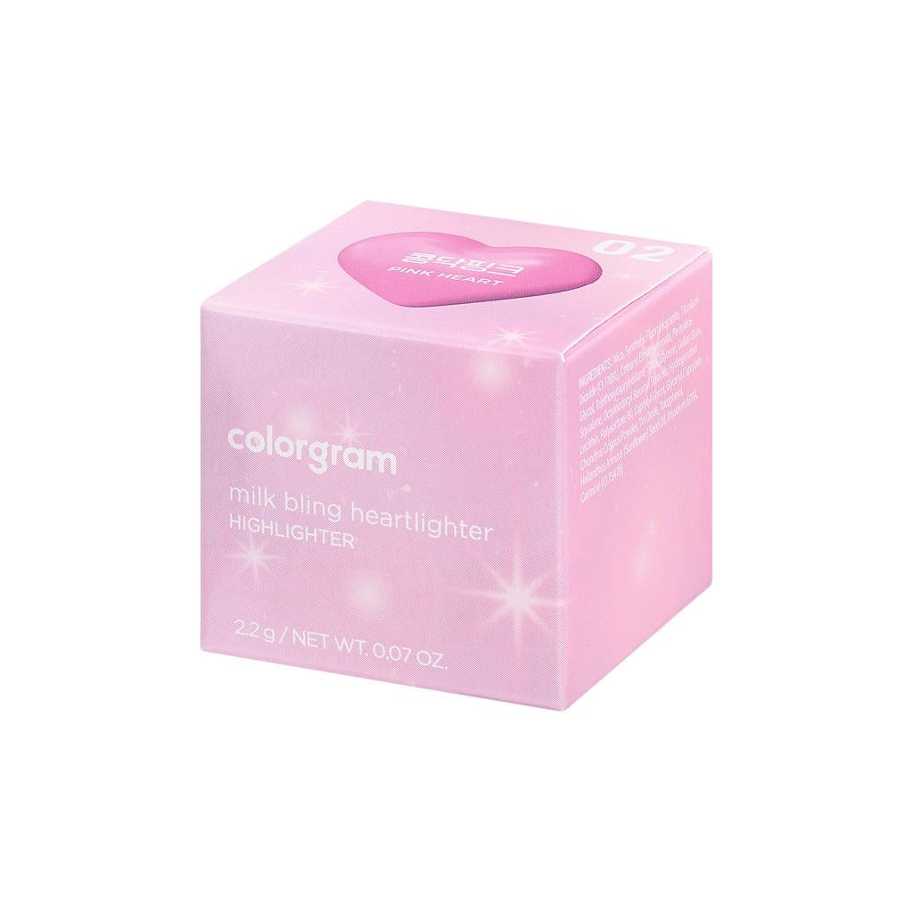 Colorgram Milk Bling Heartlighter 02 Pink Heart 2.2g