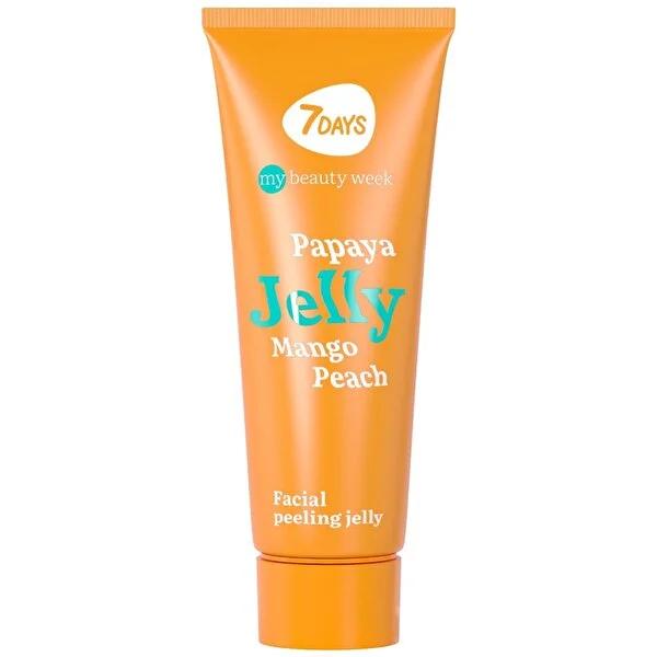7Days My Beauty Week Glycolic & Lactic Acid Jelly Peeling: Gently Exfoliates, Brightens & Improves Skin Texture - Fruit Enzyme Facial Exfoliator