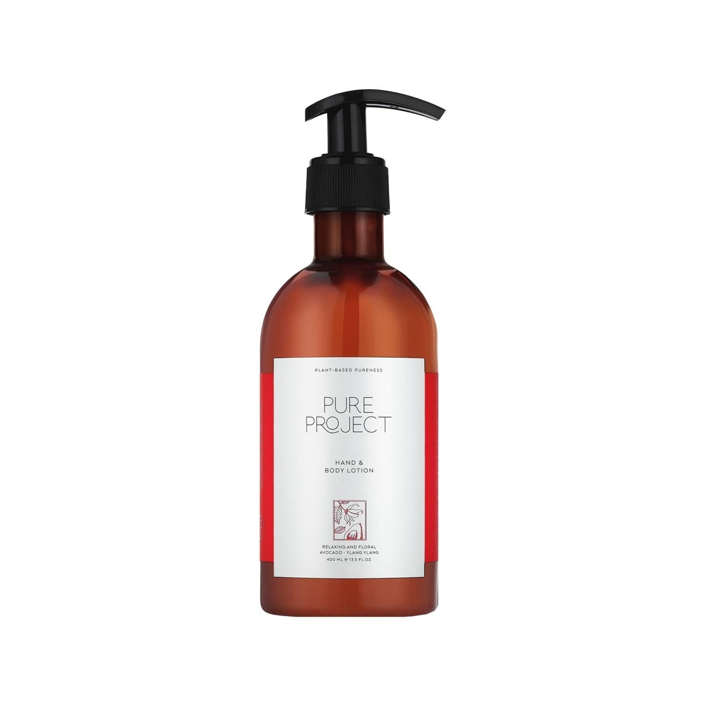 Pure Project Ylang Ylang Hand and Body Lotion - 400ml, Natural Skincare for Dry Skin, Moisturizing Lotion with Botanical Benefits