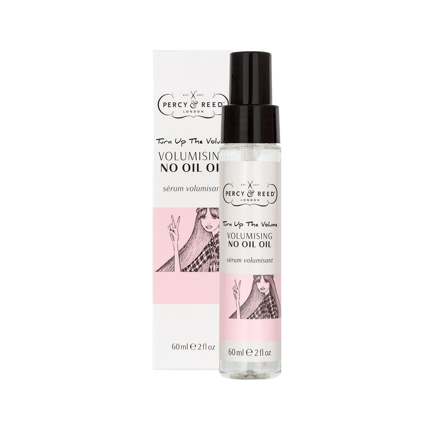 Percy & Reed Turn Up The Volume Hair Volumizing Serum: Get Thicker, Fuller Hair with Lightweight Serum | 60 ml