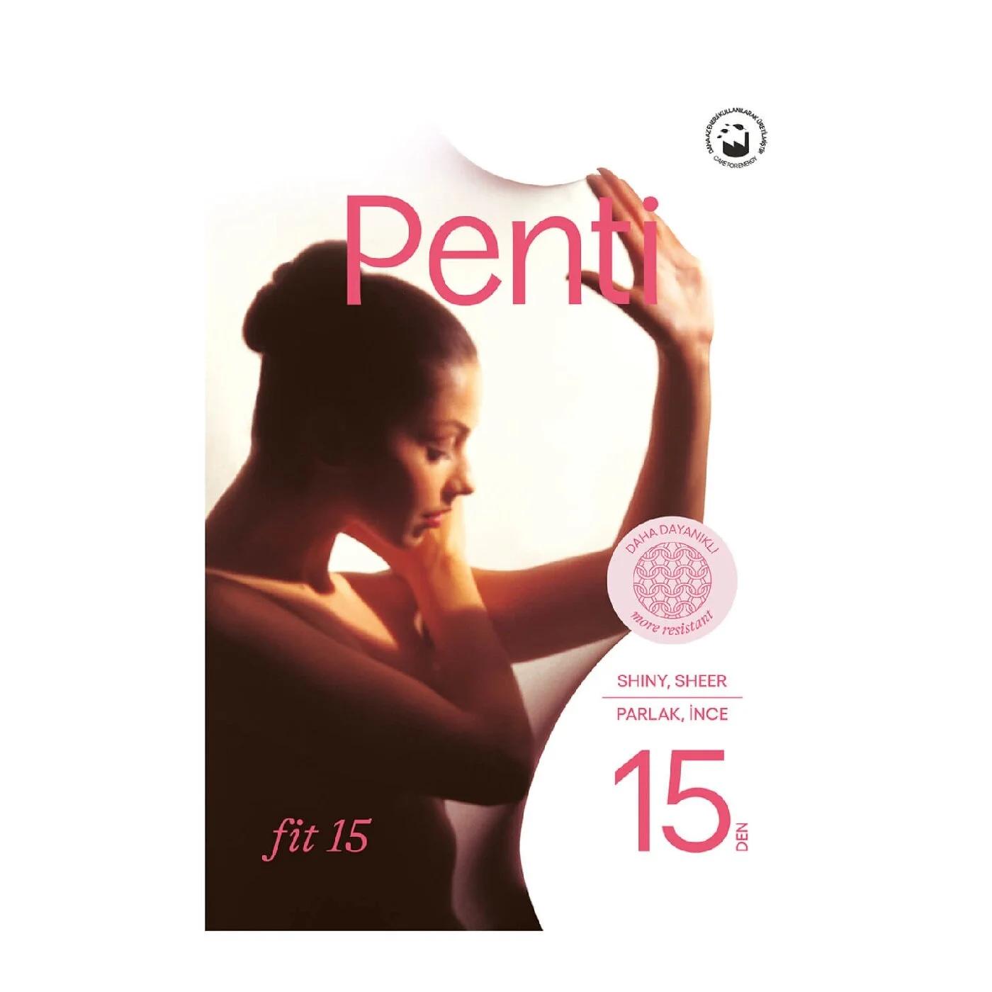 Penti Fit 15 Sheer Pantyhose with Matte Finish and Comfort Fit 1 Pack