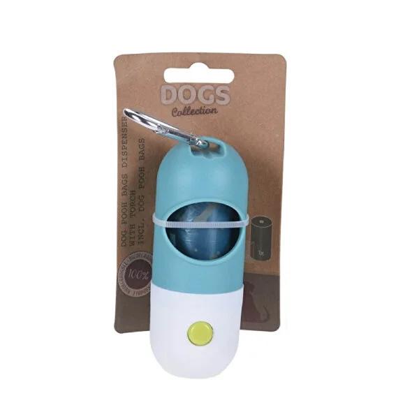 KPM Ledli Dog Waste Bag Holder with LED Light - Pet Accessories for Clean Walks