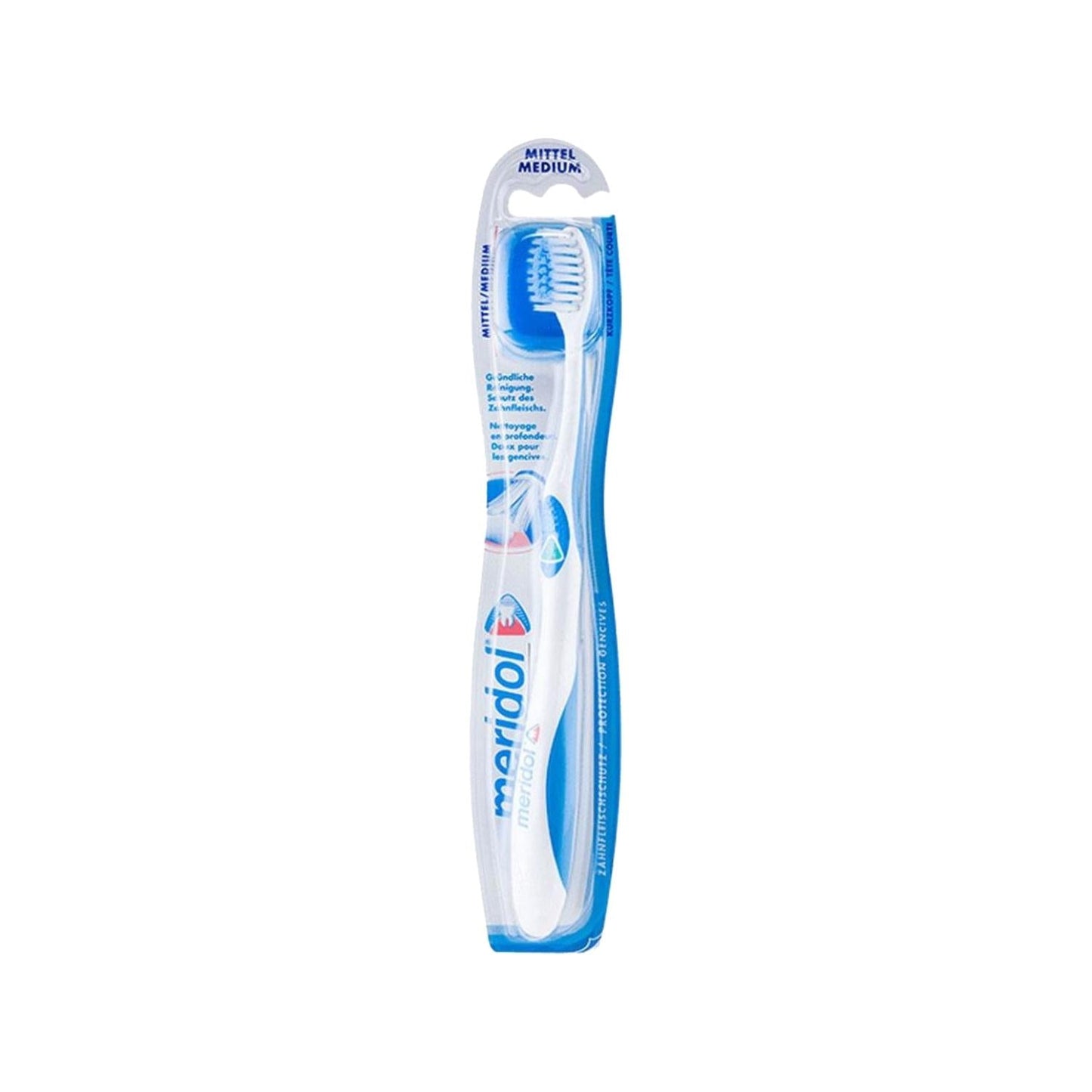 Meridol Medium Hardness Manual Toothbrush for Effective Oral Hygiene - Gentle on Gums, Recommended by Dental Professionals