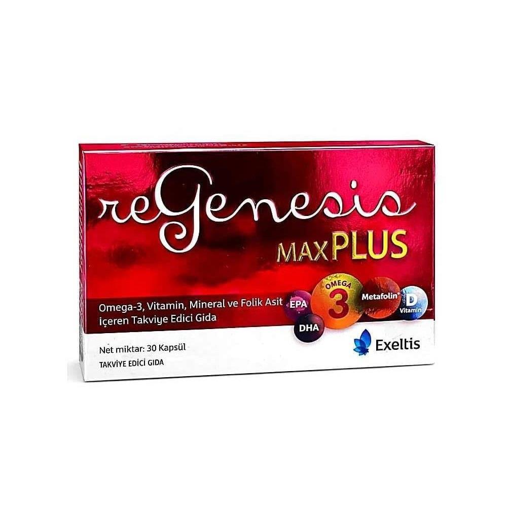 Regenesis Max Plus Multivitamin Supplement 30 Capsules