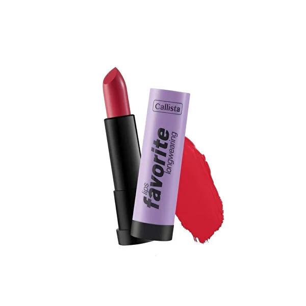 Callista Lips Longwearing Lipstick 305 Happy Mantra - Nourishing Matte Finish Pink Lipstick