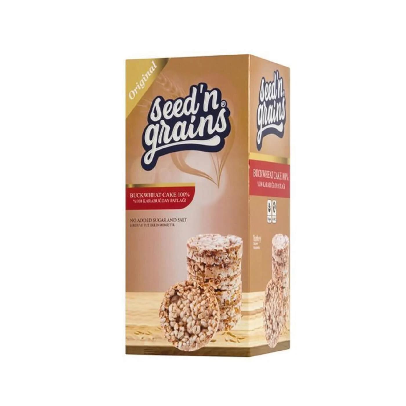 Seedn Grains Buckwheat Cakes for Healthy Snacking 125g