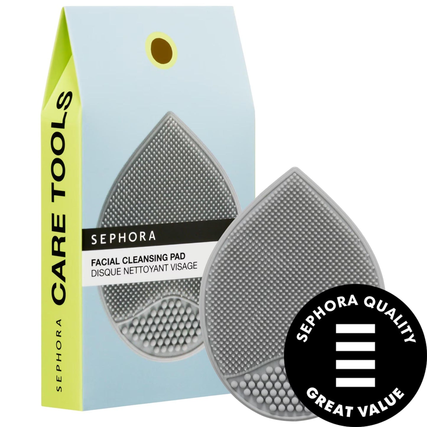 Drysol Facial Cleansing Pad - Gentle Silicone Cleanser for Deep Cleaning & Massage
