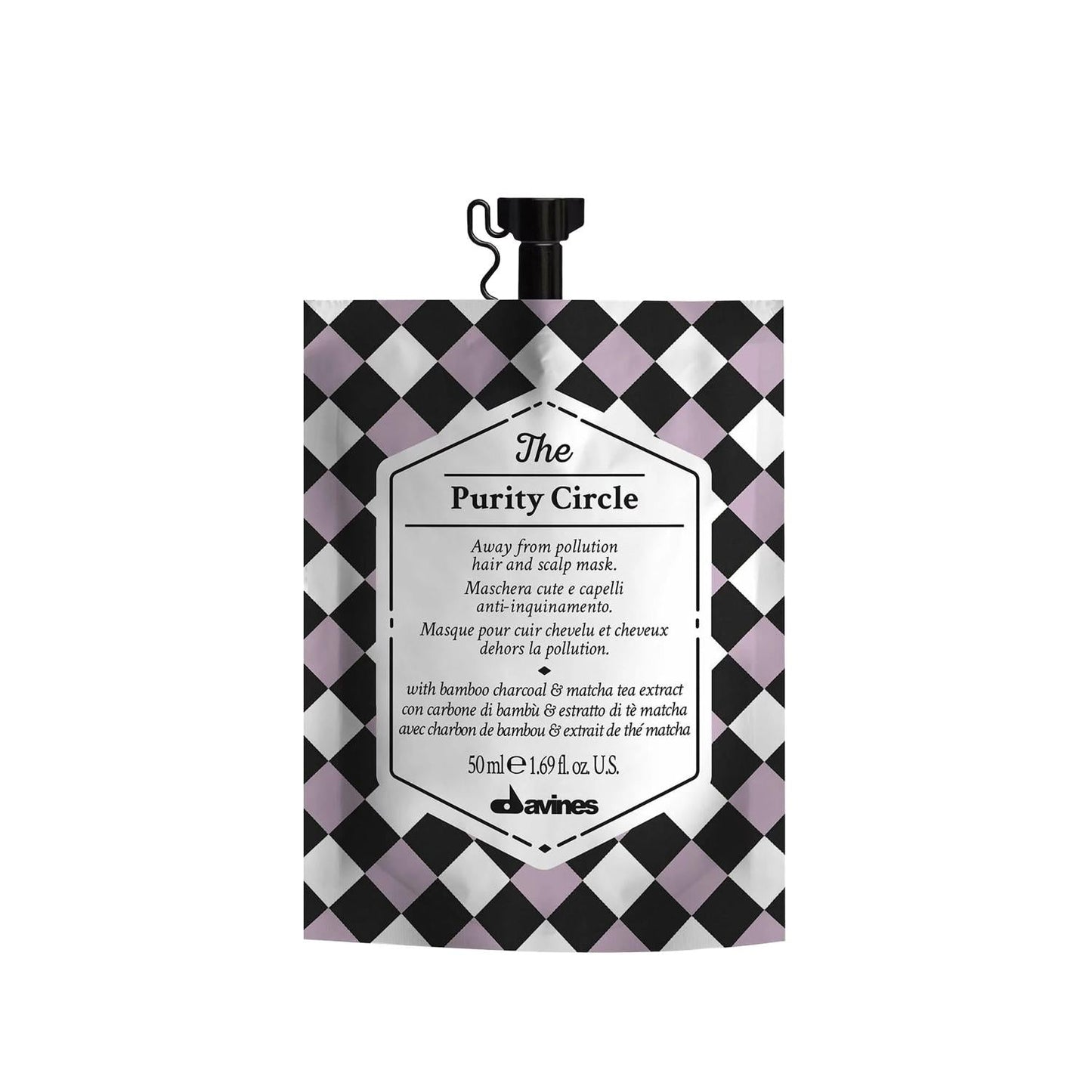 Davines The Purity Circle Purifying Hair Care Mask, 50 ml - Deeply Cleanses & Nourishes Hair