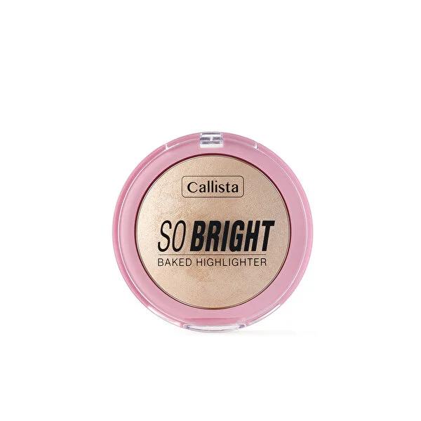 Callista So Bright Baked Highlighter - Shimmery, Versatile Makeup for All Skin Tones
