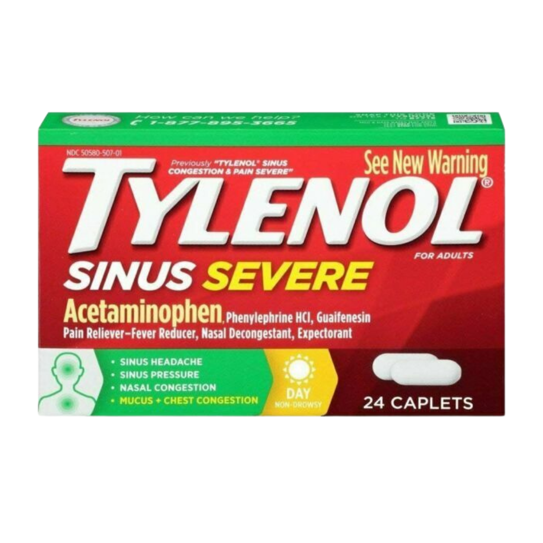 Tylenol Sinus + Headache Daytime Relief Caplets (24ct)