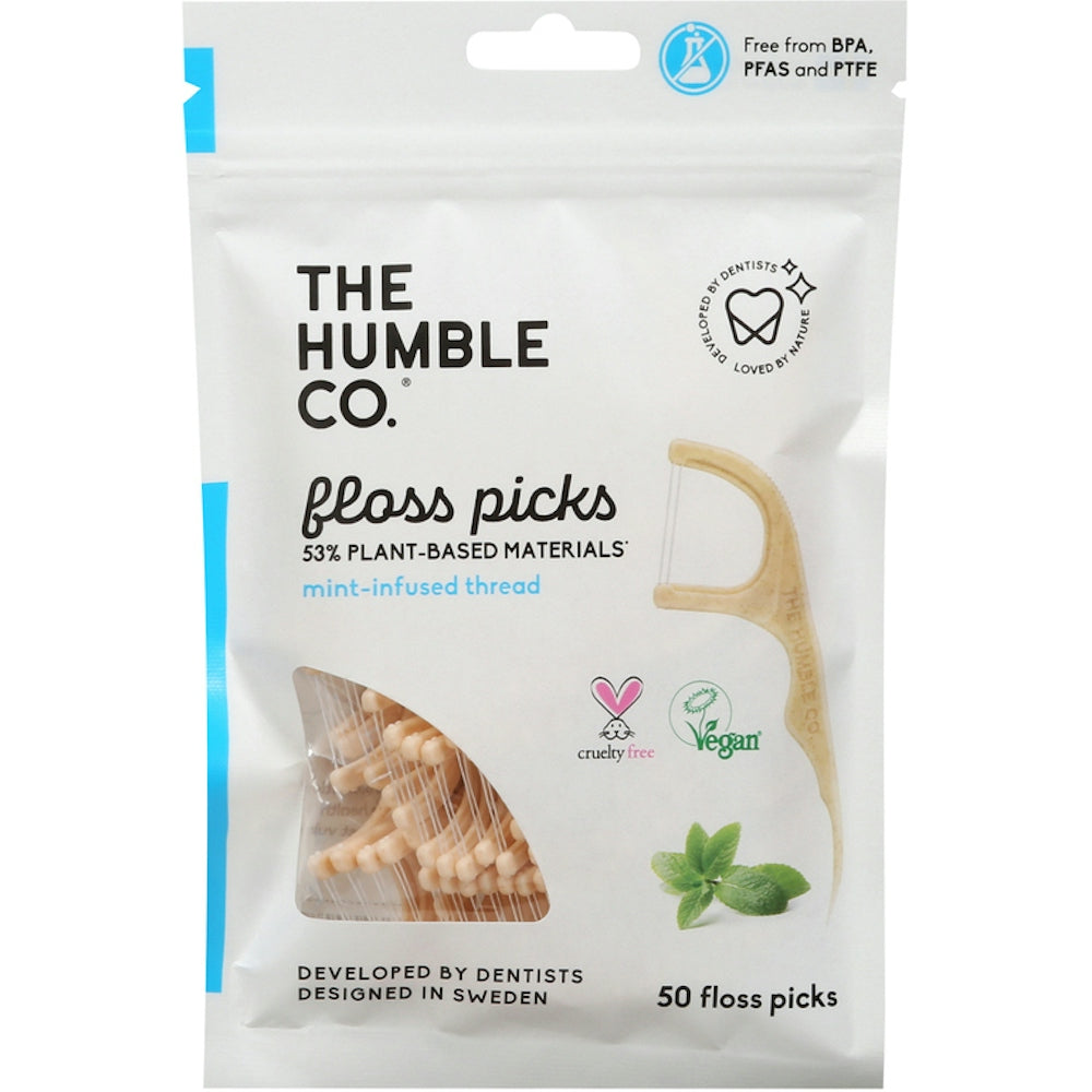 Floss Picks 2 In 1 50 Cstrch Mnt