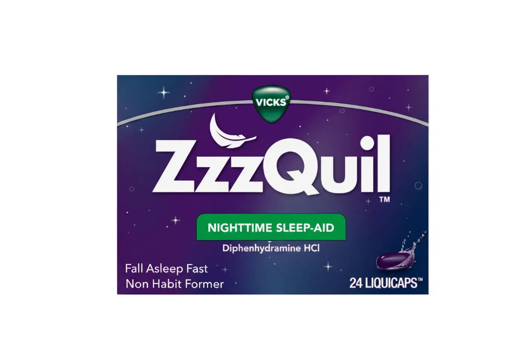 Vicks ZzzQuil Nighttime Sleep-Aid Liquicaps (12 ct)