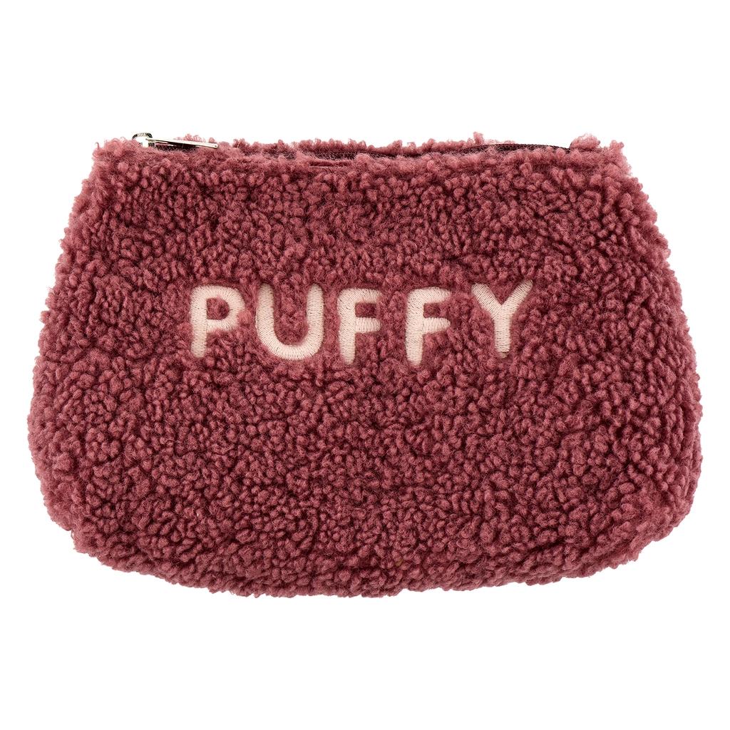Eklips Puffy Plush Plum Makeup Bag