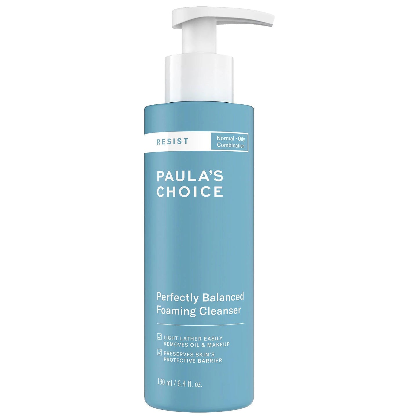 RESIST: Hyaluronic Acid Foaming Facial Cleanser - Gentle Face Wash for Oily, Acne Prone Skin - Pore Minimizing, Hydrating, Cruelty-Free