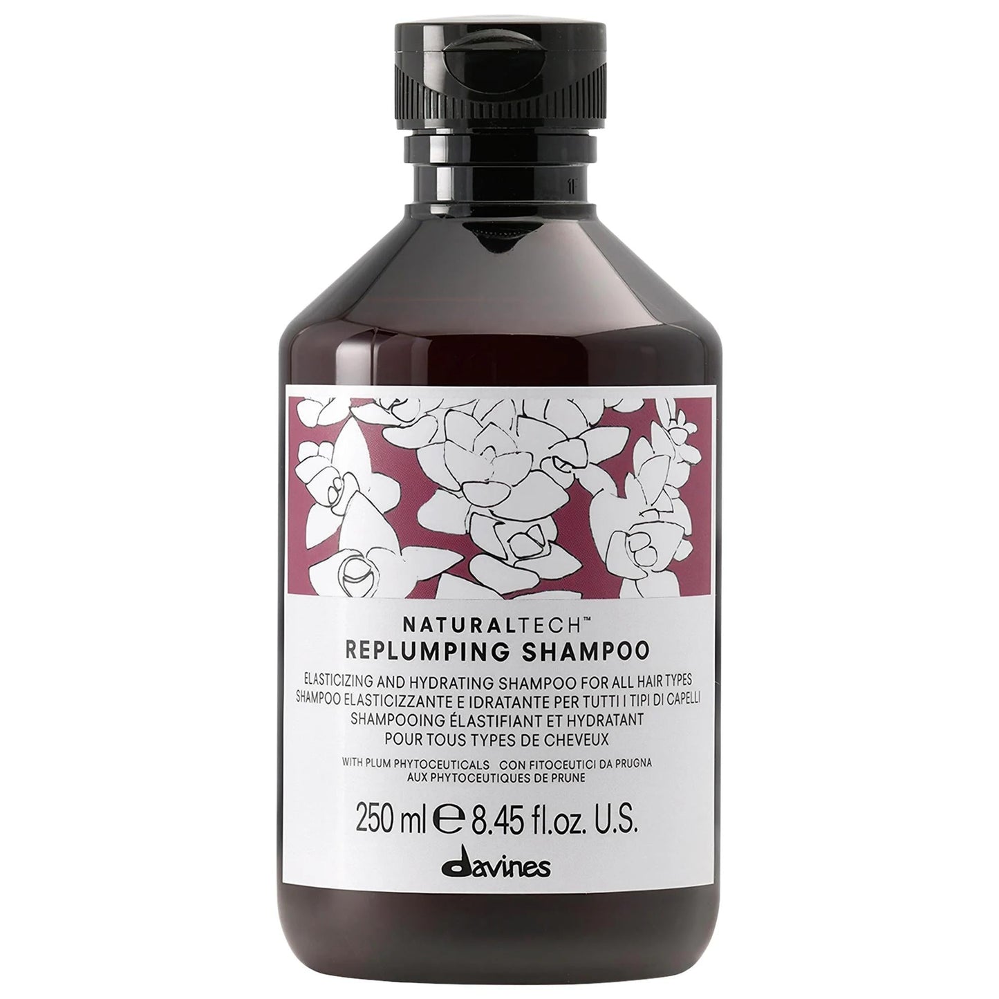 Moroccanoil Replumping Shampoo - Vegan, Sulfate-Free, Hydrating Shampoo for Fine Hair with Plum Phytoceuticals