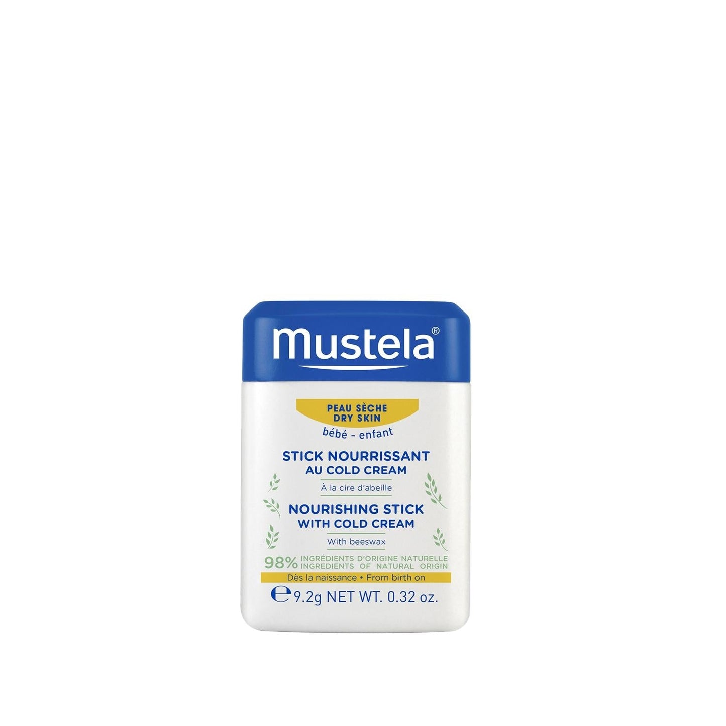 Mustela Cold Cream & Organic Beeswax Nourishing Stick 9.2 g