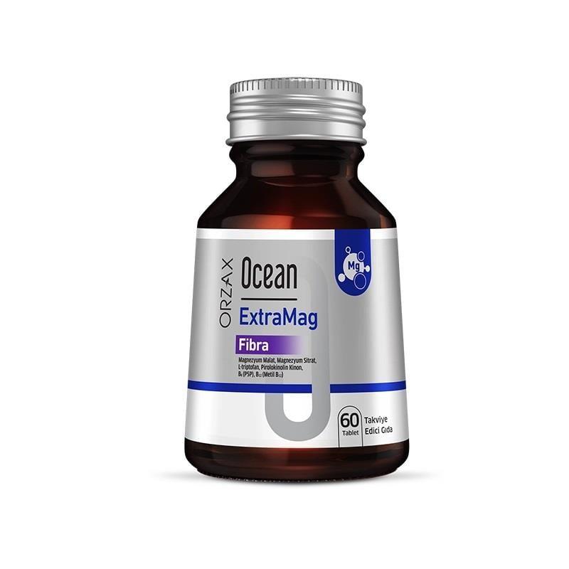 Ocean ExtraMag Fibra Dietary Supplement with Fiber 60 Tablets
