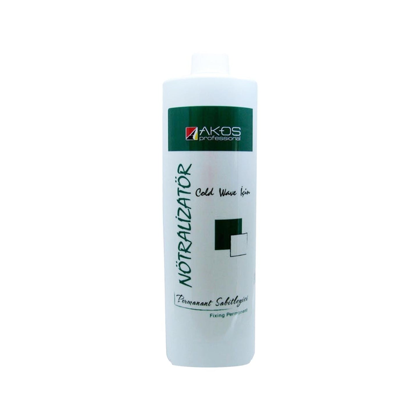 Akos Professional Hair Neutralizer - 1000ml Perm Stabilizer for Chemical Hair Treatments