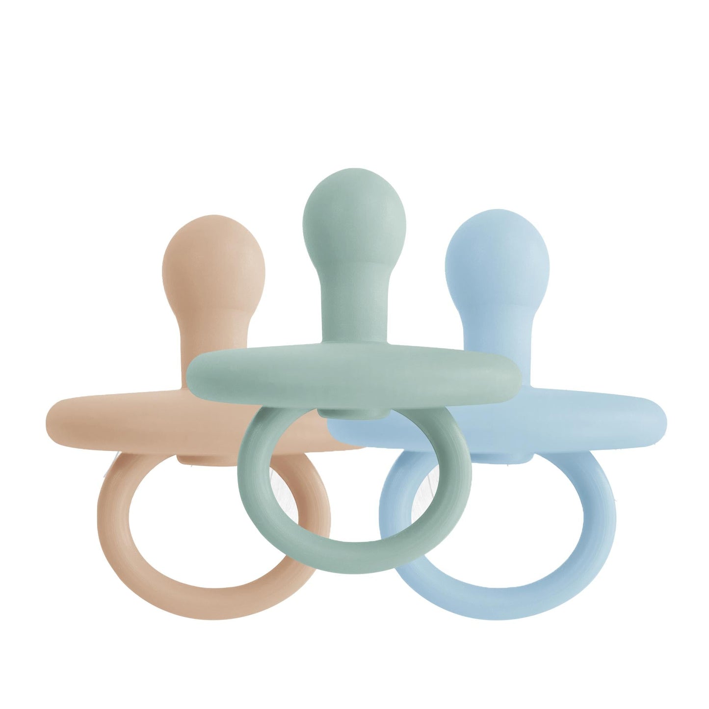 OiOi Silicone Pacifier for Newborns 0+ Months - Non-Toxic, Hypoallergenic & Durable