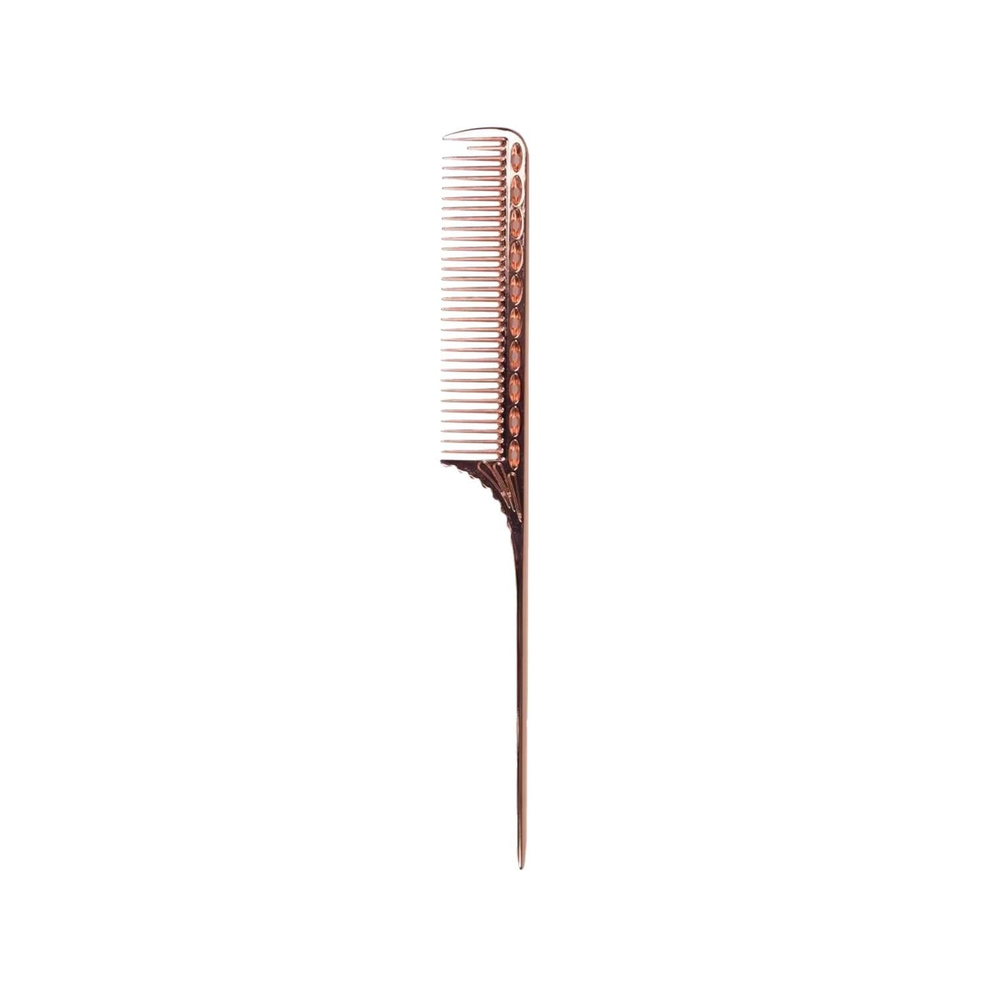 Trina Aluminium Hair Comb Bronze - Durable Styling Tool for Effortless Grooming