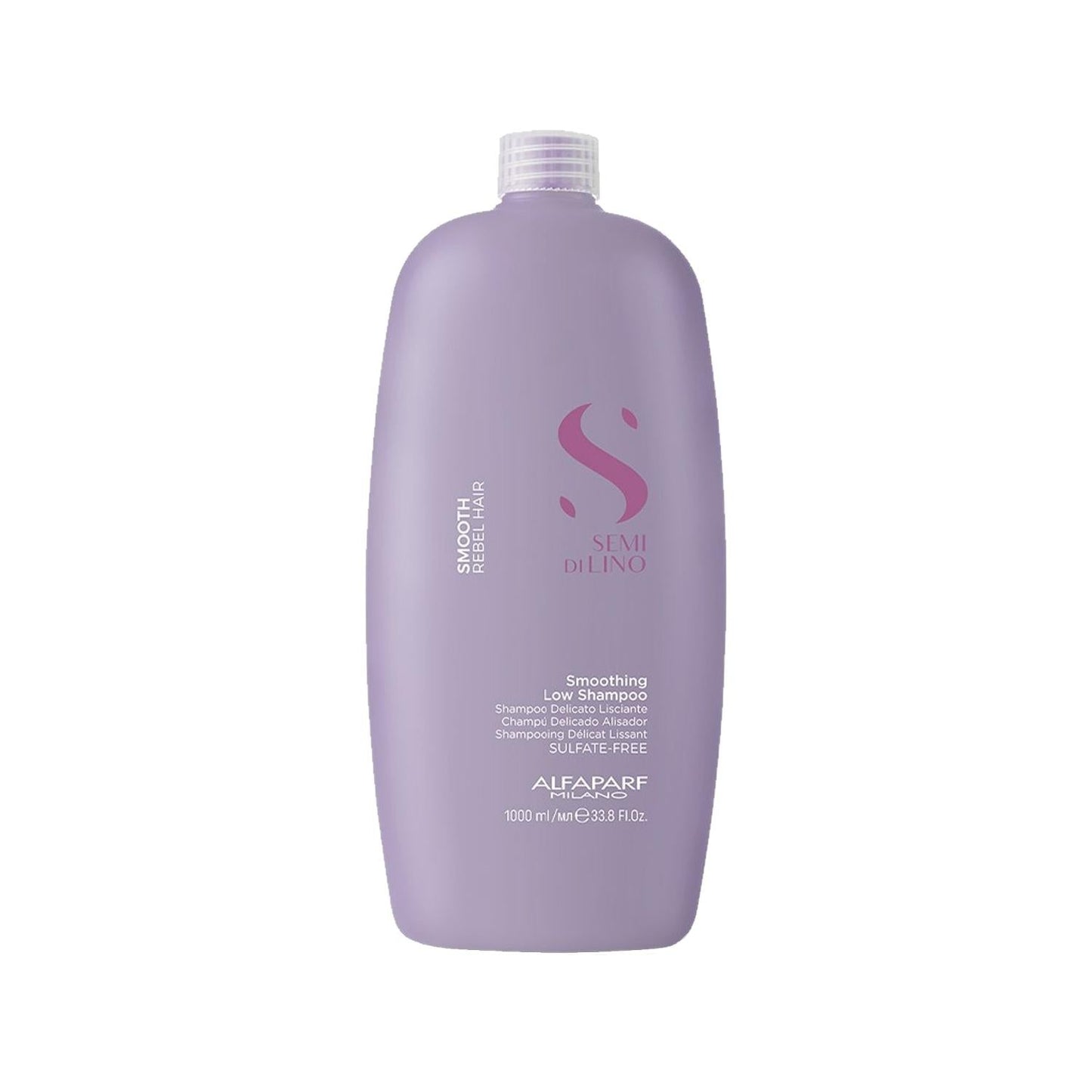 Alfaparf Semi Di Lino Smooth Smoothing Shampoo 1000ml - Professional Hair Smoothing Treatment for Frizzy Hair