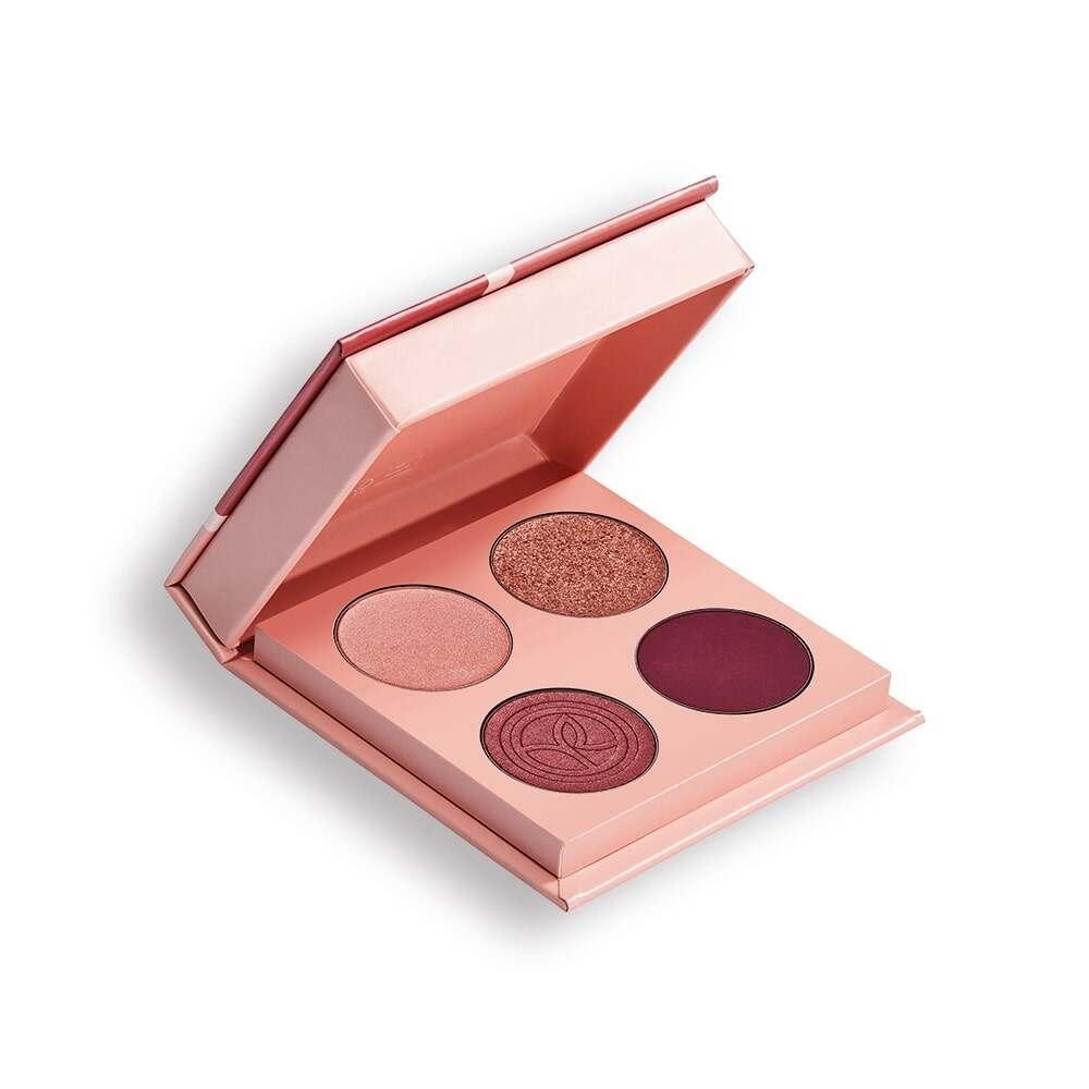 Granite Pink 4-Color Eyeshadow Palette for Soft Glam