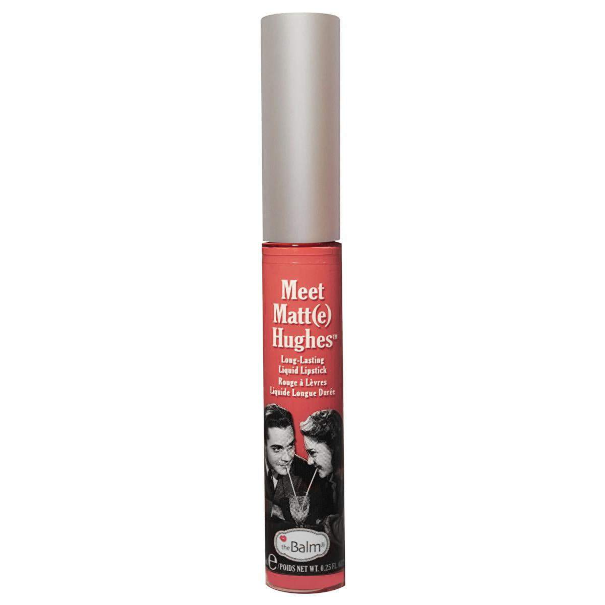 theBalm Liquid Lipstick - theBalm Meet Matt(e) Hughes Matte Lip Color for Long-Lasting, Non-Transfer Lip Makeup