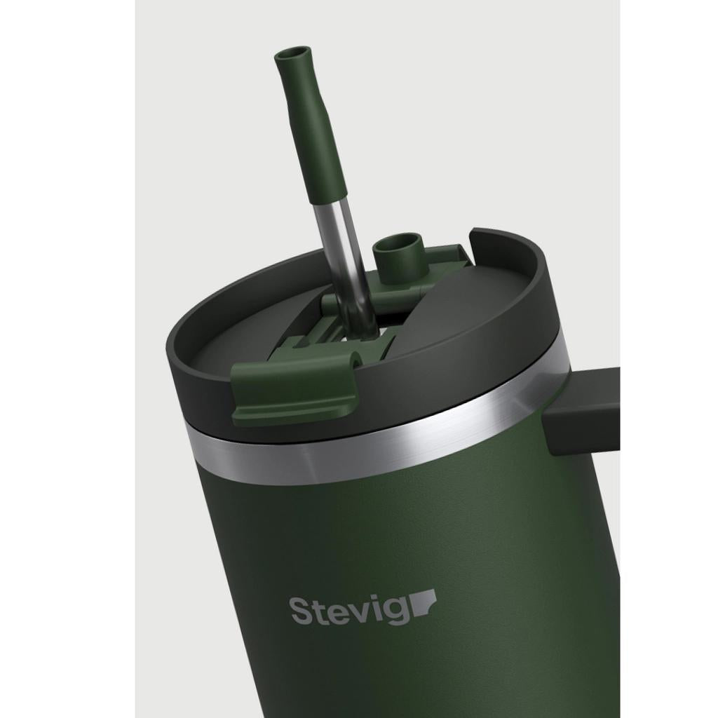 Stevig 2 Moods Double-Wall Insulated Thermos Green 900ml