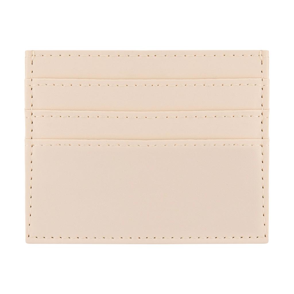 Eklips Cream Bow Card Holder - Compact & Stylish Accessory