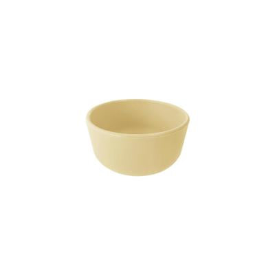 Oioi Basics Silicone Baby Bowl - Mellow Yellow, Premium Food-Grade Silicone, Microwave & Oven Safe