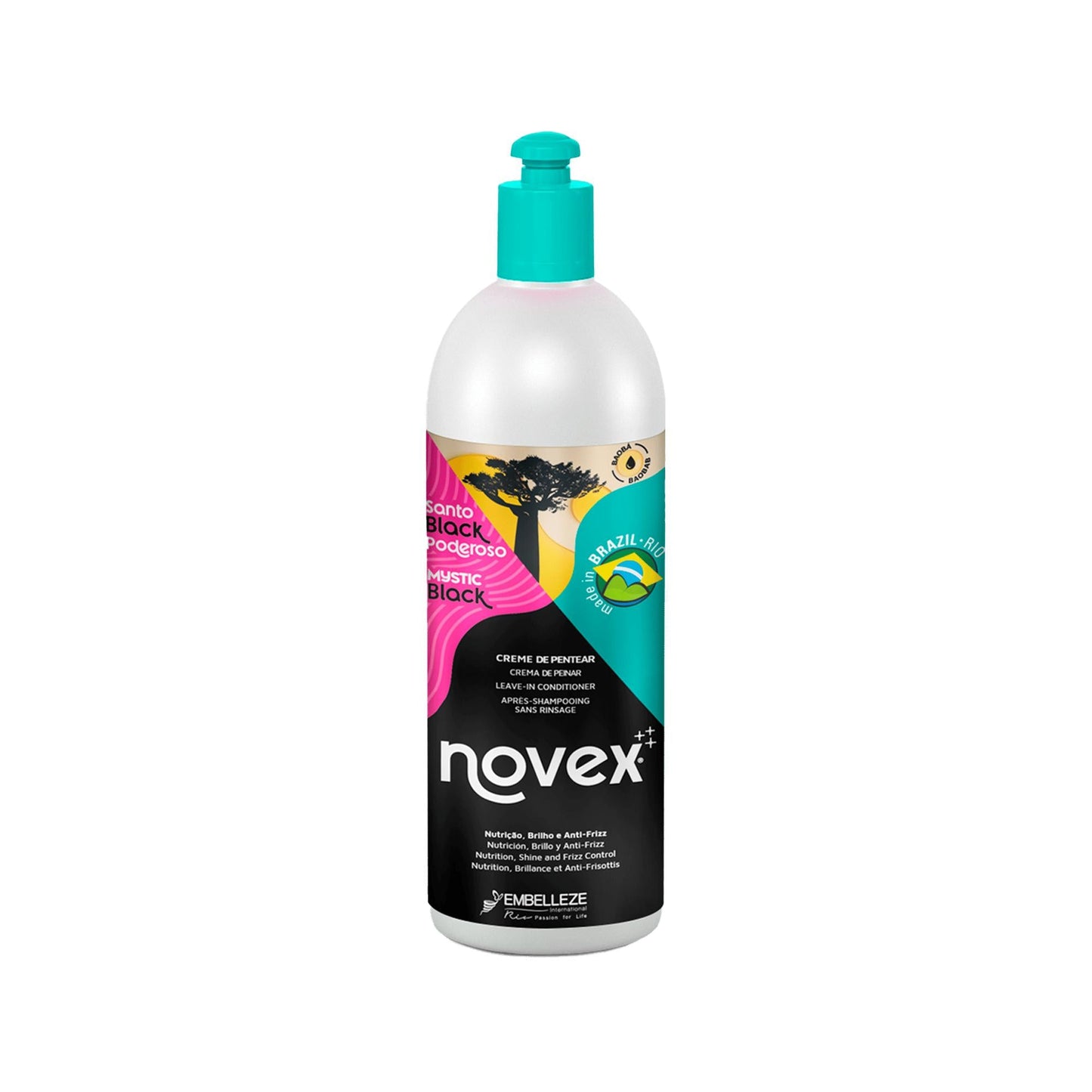 Novex Mystic Black Leave-In Cream with Baobab Oil 500 ml