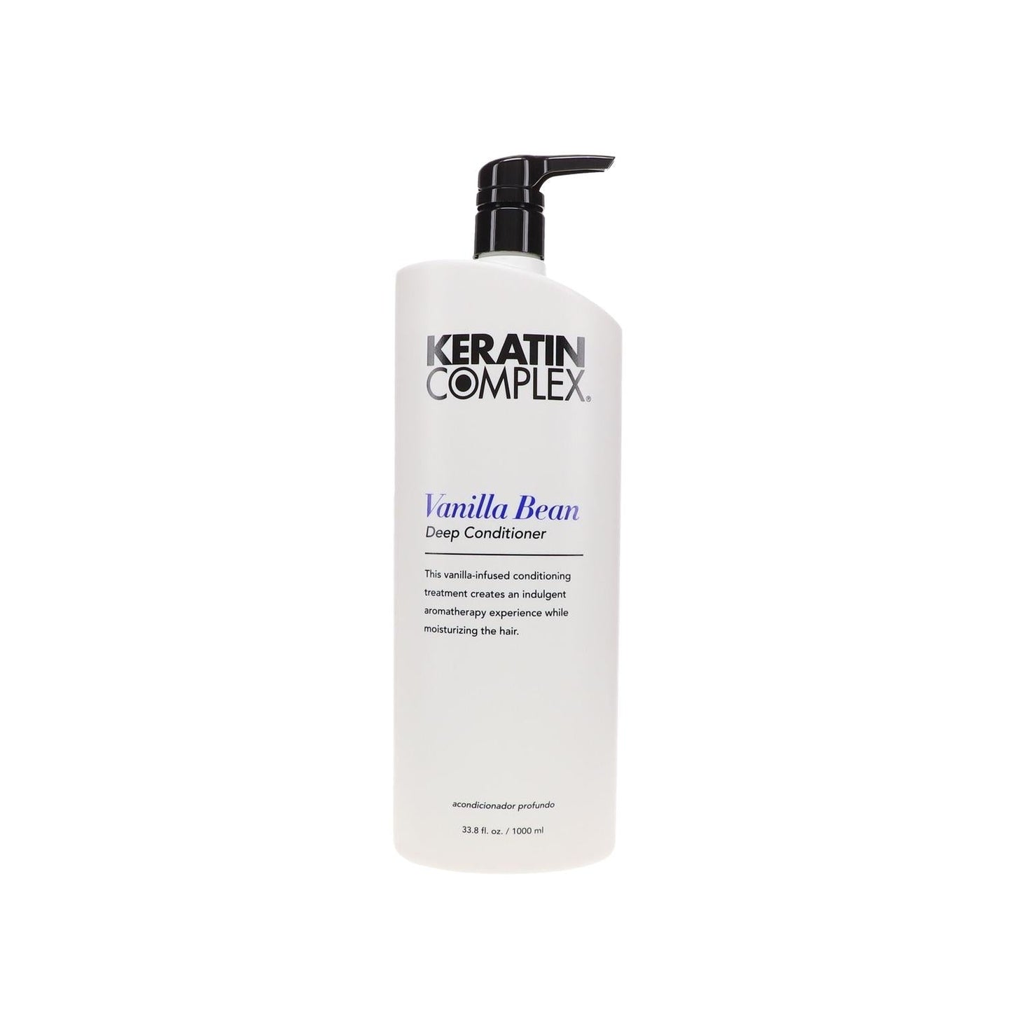 Keratin Complex Keratin Hair Cream with Vanilla Bean Extract - Nourishing & Conditioning Hair Treatment for Dry/Damaged Hair, 1000ml