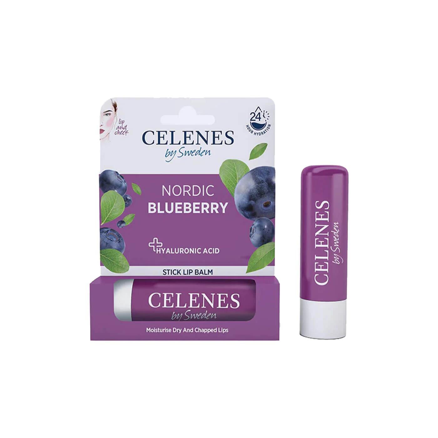 Celenes Nordic Blueberry Stick Lip & Cheek Balm 4.8g