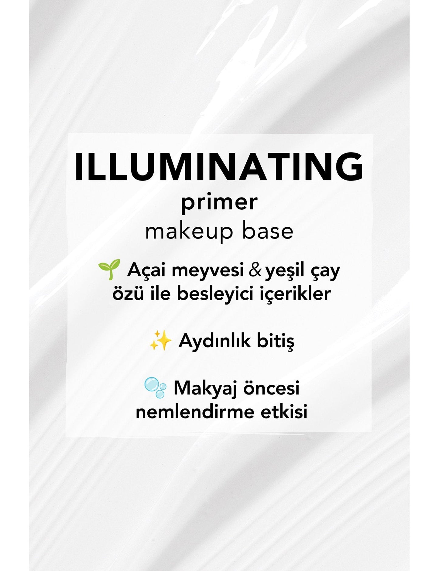 Flormar Illuminating Primer Moisturizing Makeup Base 30ml