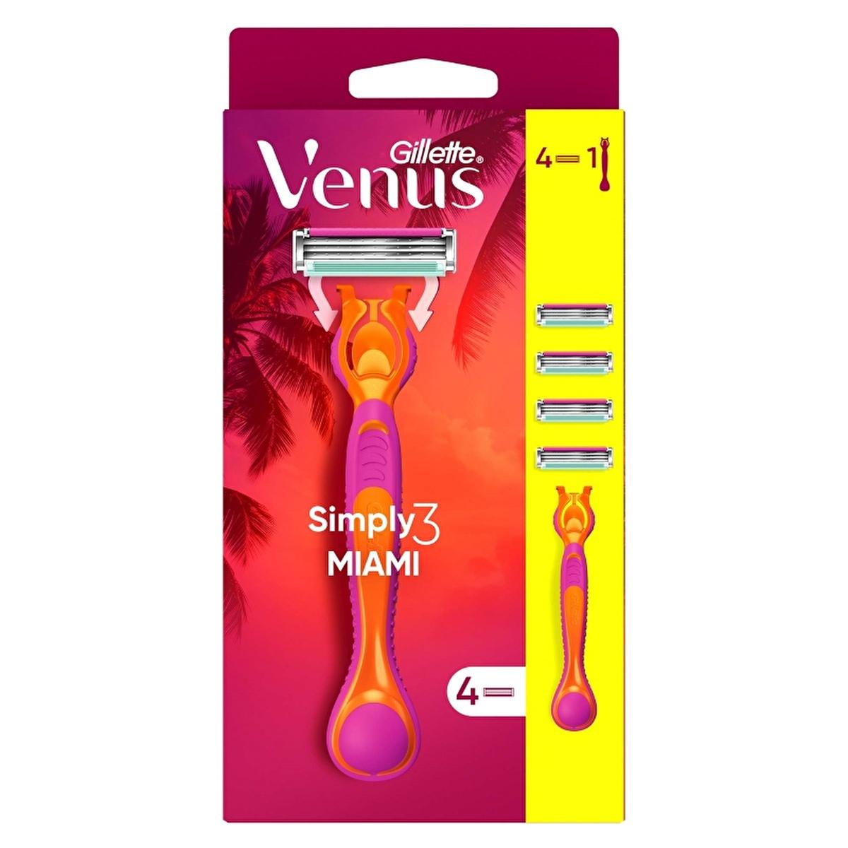 Gillette Venus: 3-Blade Disposable Razor for Women - Closer Shave, Less Irritation - Enjoy Smooth, Sensitive Skin with MoistureRich Strip & Microfins