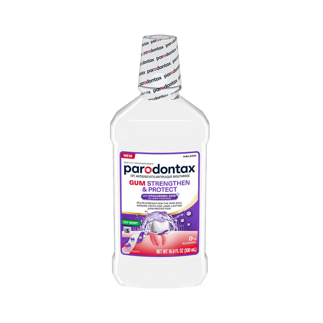 Parodontax Gum Strengthen & Protect Icy Mint Mouthwash (16.9oz)